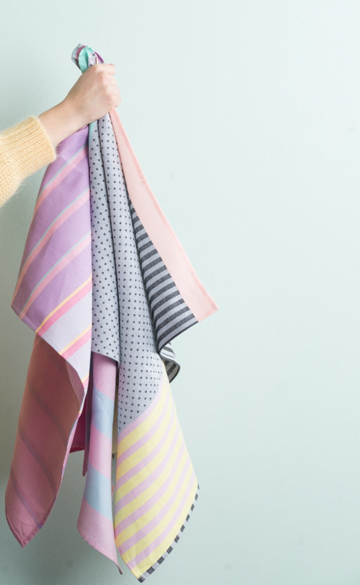 Miss Étoile viskestykke - rosa/orange/hvid - Bahne